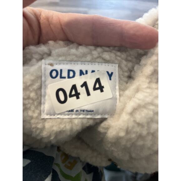 Old Navy Women’s Faux Brown Suede Shearling Jacket XL Vegan Western Boho Cozy - Picture 11 of 12